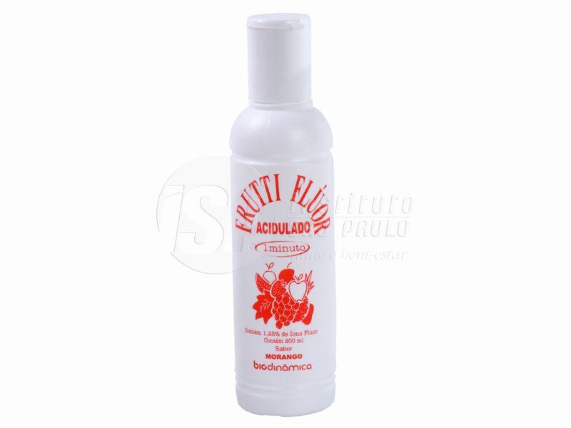 Frutti Flúor Gel - Morango - 200 Ml - Biodinâmica