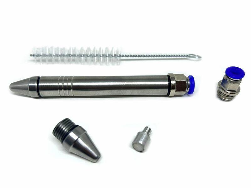 Kit Caneta Extratora em Inox - Com Adaptador 6mm e 8mm