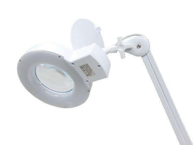 Kit Lupa Articulada com Suporte Pedestal - com Rodízios - LED 5D