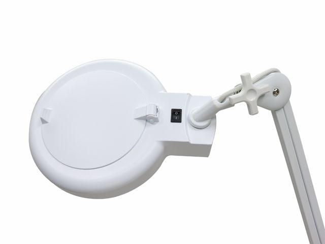 Kit Lupa Articulada com Suporte Pedestal - com Rodízios - LED 5D
