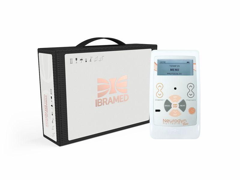 Neurodyn Portátil TENS Ibramed - 02 Canais - Aparelho de Corrente TENS