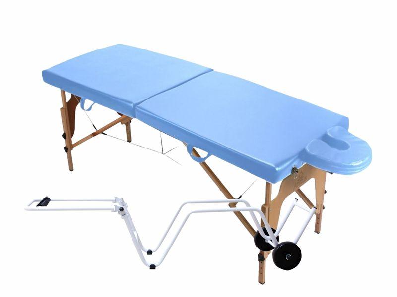 Kit Maca Portátil e Carrinho para Maca - Azul Claro - Arktus