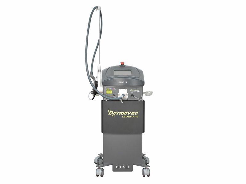 Dermovac LEDShape Black 2.1 Bioset – Equipamento de Radiofrequência, Vacuoterapia, LED, Ultracavitação e Ondas de Choque