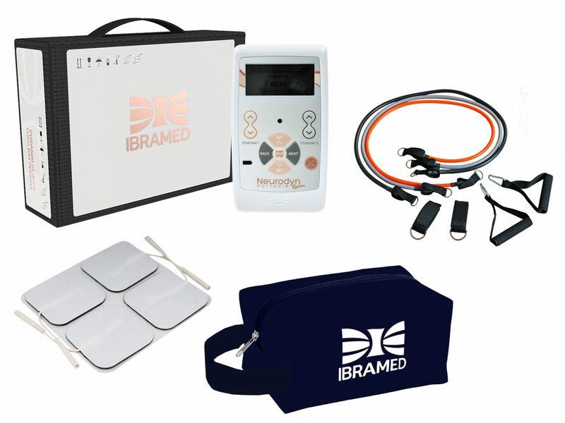 Neurodyn Portatil System + Kit Tubing + Eletrodo 5x5cm + Necessaire - Ibramed
