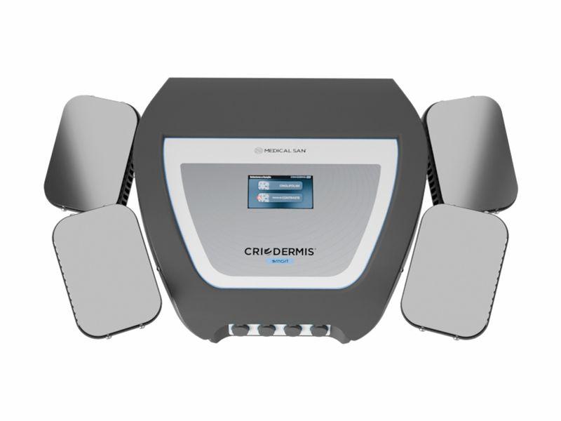 Criodermis Smart Medical San – Aparelho de Criolipólise de Placas com 04 Aplicadores (não acompanha o rack)